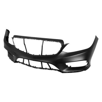 Bumper Cover Front W212/S212/W212 w/AMG Styling Pkg w/o Parktronic Primed for Mercedes-Benz E300 E350 E400 E550