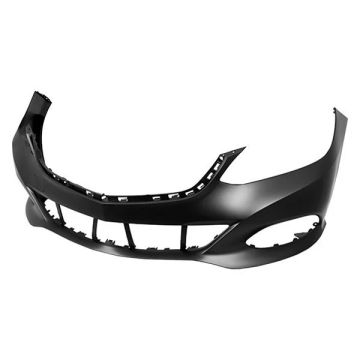 Bumper Cover Front W212/S212 w/o AMG Styling Pkg w/o Parktronic w/o Emblem Insert Primed for Mercedes-Benz E300 E350 E400 E550
