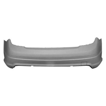 Bumper Cover Rear w/AMG Styling Pkg W204 w/o Parktronic Primed for Mercedes-Benz C300 C350 C63 AMG