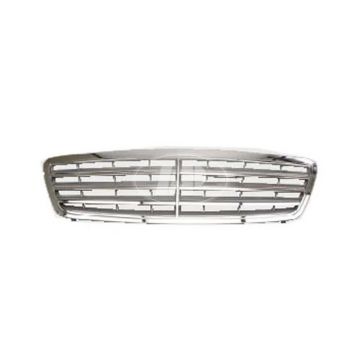 Grille Assembly Silver Avantgarde/Elagance Package for Mercedes-Benz C280 C350
