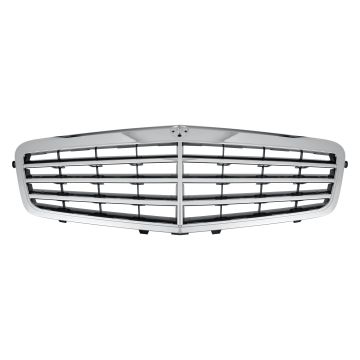 Grille Assembly W212/S212 w/o Distronic Cruise Control w/Avantgarde Pkg for Mercedes-Benz E350 E550 E63 AMG