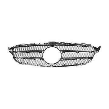 Grille Assembly W205 w/o Luxury Pkg w/o AMG Styling Pkg w/o Surround View for Mercedes-Benz C300 C400