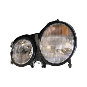 Headlight Assembly Composite Left W210/S210 Halogen for Mercedes-Benz E320 E430 E55 AMG