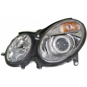 Headlight Assembly Composite Left Halogen for Mercedes-Benz E320 E500