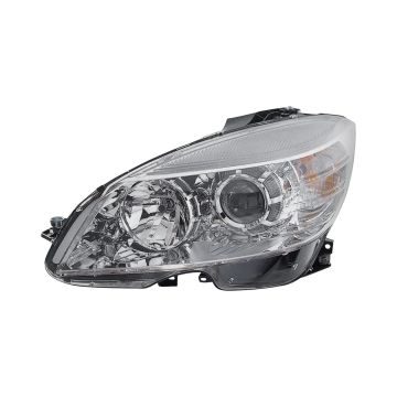 Headlight Assembly Composite Left W204 To 7-9-07 Halogen for Mercedes-Benz C230 C300 C350 C63 AMG