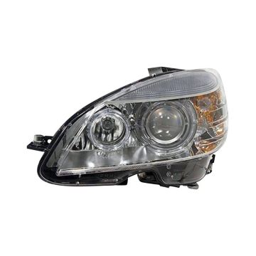 Headlight Assembly Composite Left W204 Bi-Xenon w/o Curve Lighting for Mercedes-Benz C230 C250 C300 C350