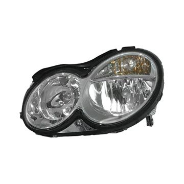 Headlight Assembly Composite Left Halogen To 3-31-06 for Mercedes-Benz C55 AMG CLK320 CLK350 CLK500 CLK55 AMG