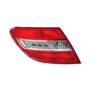Tail Light Assembly Left W204 w/Curve Lighting for Mercedes-Benz C300 C350 C63 AMG