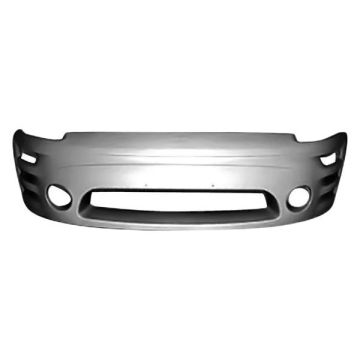 Bumper Cover Front From 2/02 w/o License Plate Cutout Primed for Mitsubishi Eclipse 2002-2005
