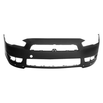 Bumper Cover Front w/Air Dam Holes Primed for Mitsubishi Lancer GTS Special Edition SE GTS Sportback SE Sportback SE Limited Edition SE Limited Edition Sportback 2008-2015