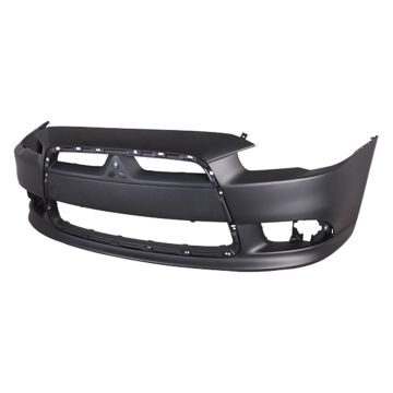 Bumper Cover Front Sport Type Sport Pkg Primed for Mitsubishi Lancer Ralliart Ralliart Sportback 2009-2015