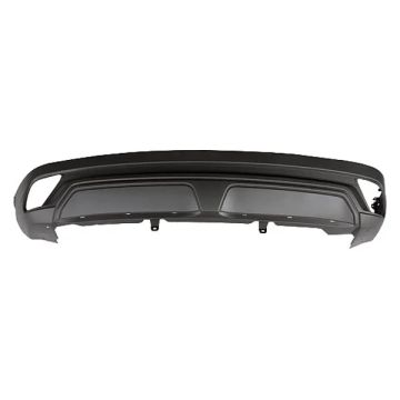 Bumper Cover Rear Lower w/o Silver Trim Textured for Mitsubishi Eclipse Cross LE ES 2018-2020