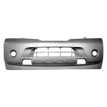 Bumper Cover Front w/Distance Sensors Primed for Nissan Armada 2008-2015