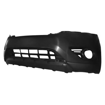 Bumper Cover Front w/Parking Sensors w/o Trailer Tow Pkg Smooth Upper Textured Lower Primed for Nissan Pathfinder 2013-2016
