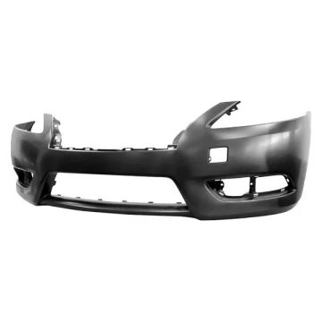 Bumper Cover Front Primed for Nissan Sentra S SL SV 2013-2015