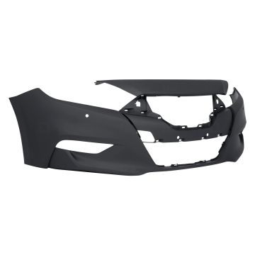 Bumper Cover Front w/Park Distance Sensors Primed for Nissan Maxima SL Platinum SV SR 2016-2018
