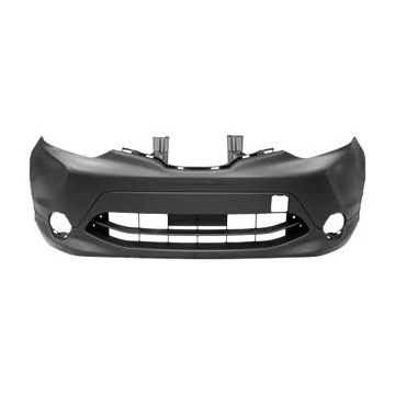 Bumper Cover Front w/Textured Lower Primed for Nissan Qashqai Rogue Sport