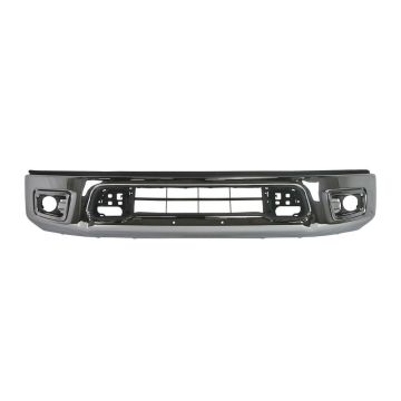 Bumper Face Bar Front w/Parking Sensors Chrome for Nissan TITAN 2018-2019
