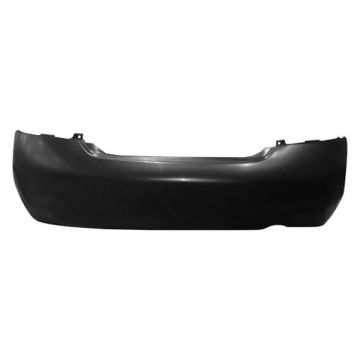 Bumper Cover Rear w/o Park Assist Sensor Holes Primed for Nissan Versa Sedan 2012-2014