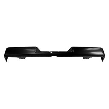 Bumper Face Bar Rear w/o Tow Hitch Black for Nissan TITAN Crew Cab Pickup S 2017-2019