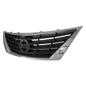 Grille Assembly for Nissan Versa Sedan 1.6 SL 1.6 SV 2012-2014