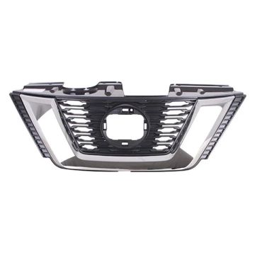 Grille Assembly w/Premium Pkg w/o Midnight Special Edition w/Around View Monitor for Nissan Rogue SL SL Hybrid SV Hybrid SV 2018-2020