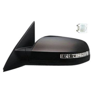 Door Mirror Assembly Left w/Signal Lamp for Nissan Altima 2007-2012