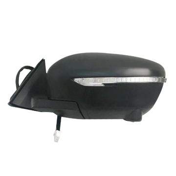 Door Mirror Assembly Left Power Heated w/Signal w/Side View Camera w/Cover for Nissan Rogue 2014-2016