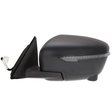 Door Mirror Assembly Left Power Heated w/Side View Camera w/Cover for Nissan Rogue 2016-2017