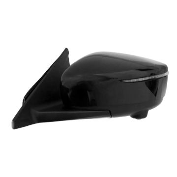 Door Mirror Assembly Left Heated w/Signal Lamp w/o Blind Spot Det w/Cover for Nissan Kicks SR 2018
