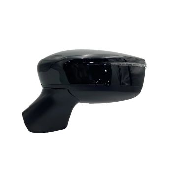 Door Mirror Left w/Signal Lamp Heated w/Cover Textured for Nissan Versa SR 2020-2022