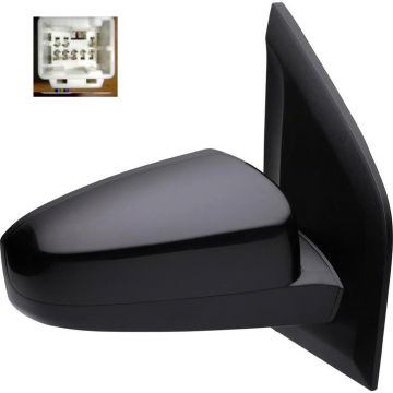 Door Mirror Assembly Right w/Power Non-Heated for Nissan Sentra 2007-2012