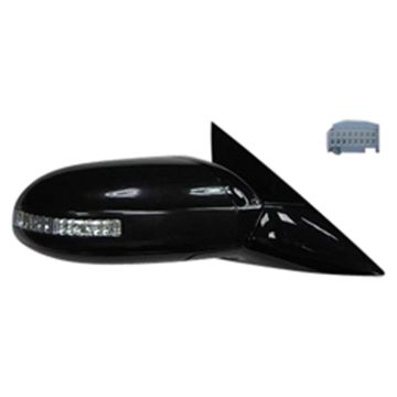 Door Mirror Assembly Right Power w/o Premium Pkg w/Signal Lamp for Nissan Maxima SV 2009-2014