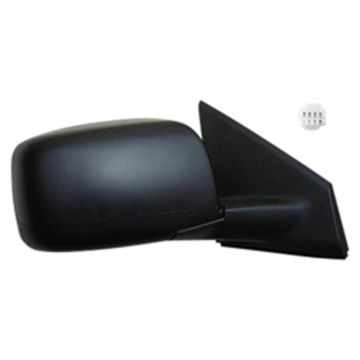 Door Mirror Assembly Right Power Heated w/o Side View Camera w/Cover Textured for Nissan Rogue Rogue Select