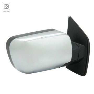Door Mirror Assembly Right w/o Towing Pkg Chrome for Nissan TITAN SV 2011-2015