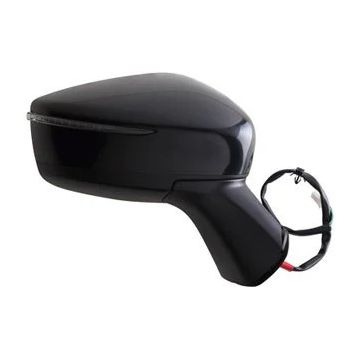 Door Mirror Assembly Right Non-Heated w/Signal Lamp w/Covers for Nissan Versa Note SR 2015-2019
