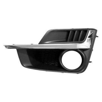 Bumper Insert Front Left Fog Lamp Bezel w/Fog Lamps w/Chrome Molding for Subaru Impreza 2015-2016