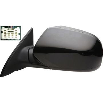Door Mirror Assembly Left Power Non-Heated Includes Textured Black & PTM Cover for Subaru Legacy Outback