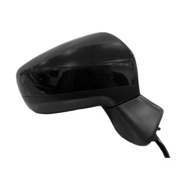 Door Mirror Right Heated w/o BSD w/o Signal Lamp w/Covers PTM & Black for Subaru Impreza Sedan Hatchback 2017-2023