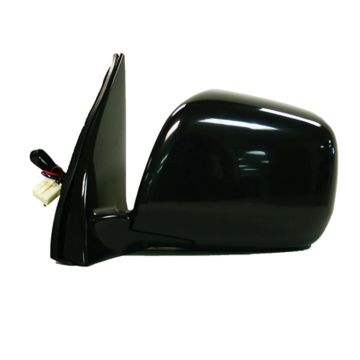 Door Mirror Assembly Left Heated w/Power Black (code 202) for Toyota Highlander 2001-2007