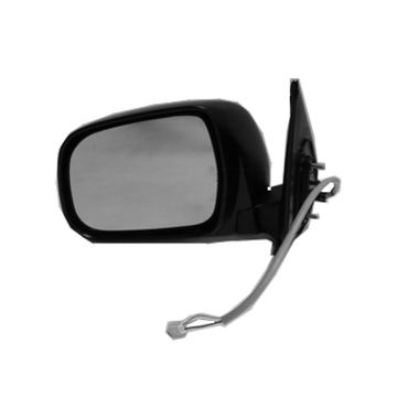 Door Mirror Assembly Left Power Matte Black for Toyota Tacoma 2005-2011