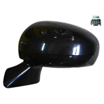 Door Mirror Assembly Left Power Non-Heated Black for Toyota Venza 2009-2012