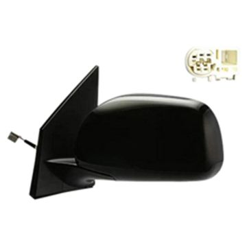 Door Mirror Assembly Left Power w/o Signal Lamp w/Cover Textured USA Built for Toyota RAV4 2009-2012