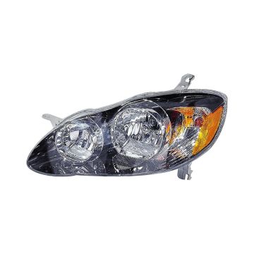 Headlight Assembly Composite Left USA Built for Toyota Corolla S XRS 2005-2008