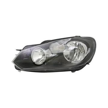 Headlight Assembly Composite Left Halogen for Volkswagen Jetta Wagon 2010-2014