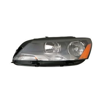 Headlight Assembly Composite Left Halogen From 2-21-11 for Volkswagen Passat 2012-2015