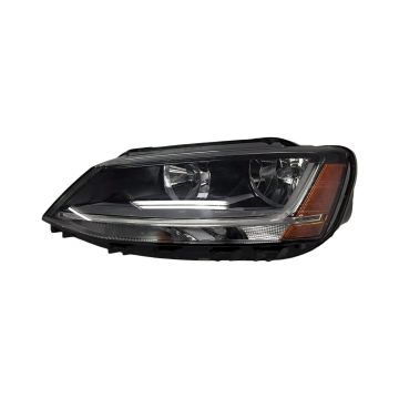 Headlight Assembly Composite Left Halogen for Volkswagen Jetta Sedan 2015-2018
