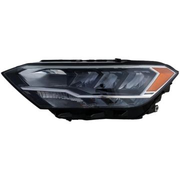 Headlight Assembly Composite Left Composite Type w/o Black Edged Lens for Volkswagen Jetta 2019-2023