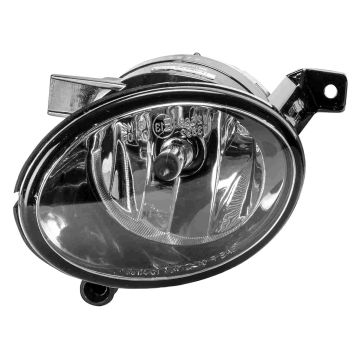 Fog Light Assembly Left w/o Lens Shield CAPA for Volkswagen Tiguan 2012-2017