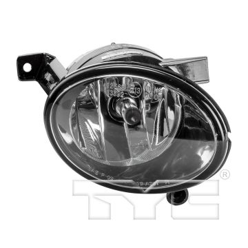 Fog Light Assembly Right w/o Lens Shield CAPA for Volkswagen Tiguan 2012-2017
